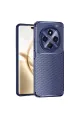 Tecno Spark 30 Kılıf Auto Focus Karbon Kapak - Lacivert