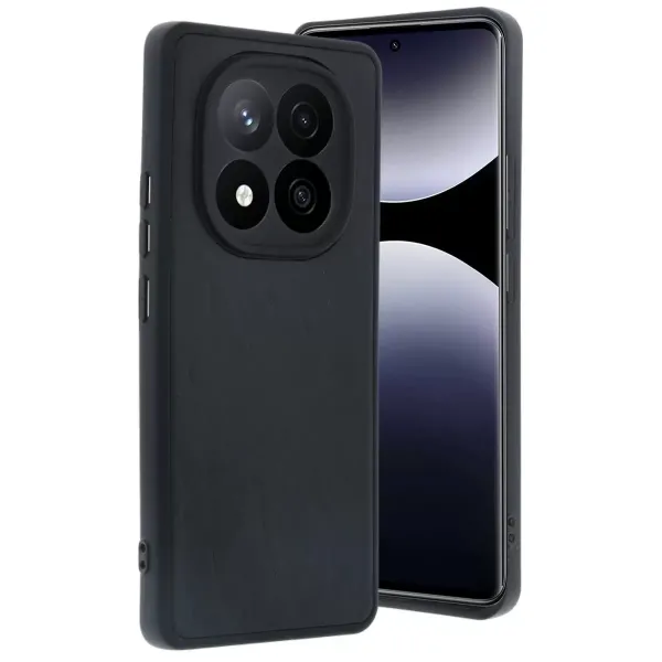 Xiaomi Redmi Note 14 Pro 4g Kılıf Aras Deri Kapak - Siyah