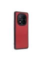 Xiaomi Redmi Note 14 Pro 4g Kılıf Aras Deri Kapak - Kırmızı