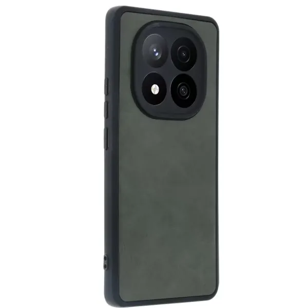 Xiaomi Redmi Note 14 Pro 4g Kılıf Aras Deri Kapak - Koyu Yeşil