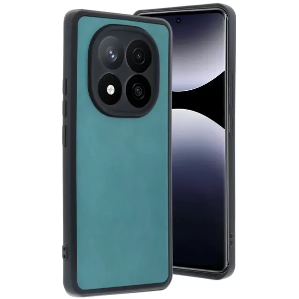 Xiaomi Redmi Note 14 Pro 4g Kılıf Aras Deri Kapak - Açık Yeşil