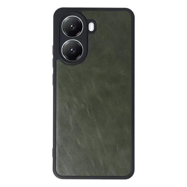 Xiaomi Poco X7 Pro Kılıf Aras Deri Kapak - Koyu Yeşil