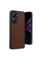 Xiaomi Poco X7 Pro Kılıf Aras Deri Kapak - Taba