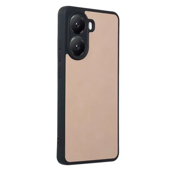 Xiaomi Poco X7 Pro Kılıf Aras Deri Kapak - Pudra