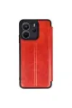 Xiaomi Redmi Note 14 4g Kılıf Flip Cover - Kırmızı
