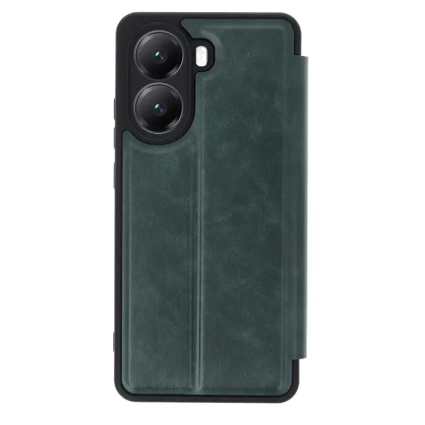 Xiaomi Poco X7 Pro Kılıf Flip Cover - Koyu Yeşil