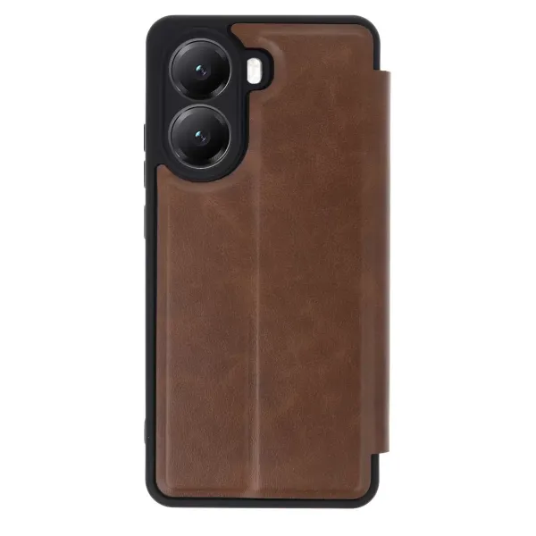 Xiaomi Poco X7 Pro Kılıf Flip Cover - Taba