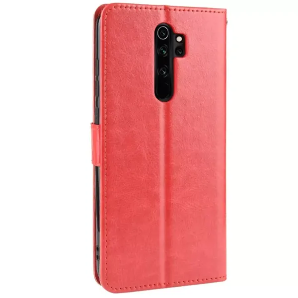 Xiaomi Redmi Note 8 Pro Kılıf Trend S Plus Kapaklı Kılıf - Kırmızı