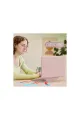 Apple Macbook Pro 14 2021 Macbook Deri Kapak - Pembe