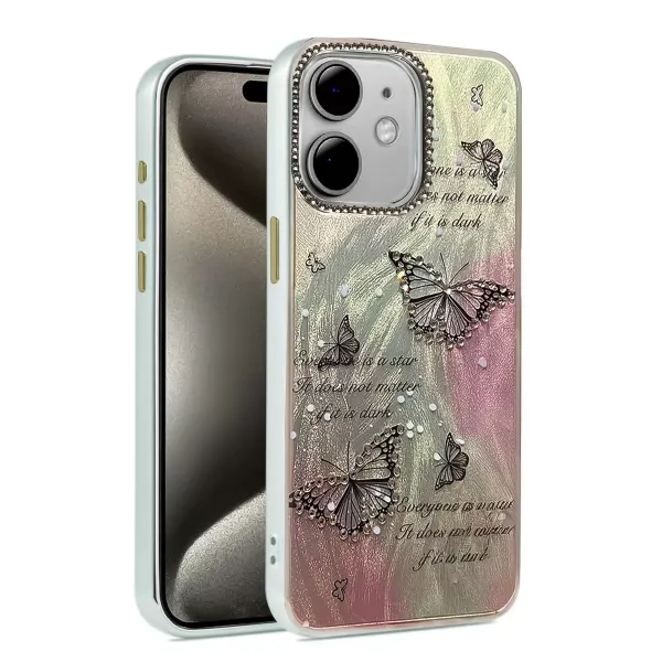 Apple İphone 11 Kılıf Blade Aynalı Desenli Kapak - Desen 6