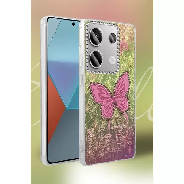 Xiaomi Redmi Note 13 Pro 4g Kılıf Blade Aynalı Desenli Kapak - Desen 2
