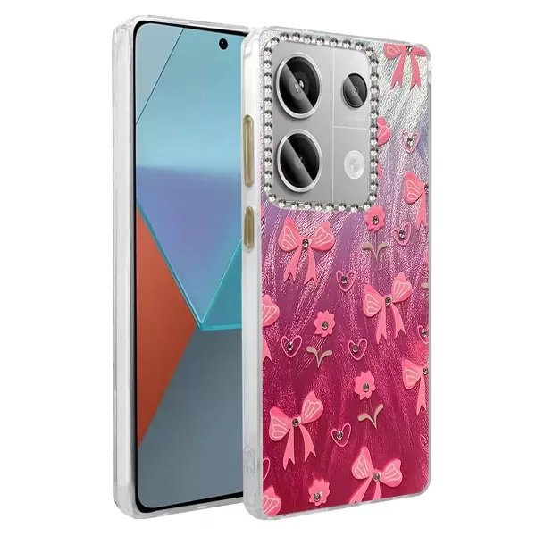 Xiaomi Redmi Note 13 Pro 4g Kılıf Blade Aynalı Desenli Kapak - Desen 3