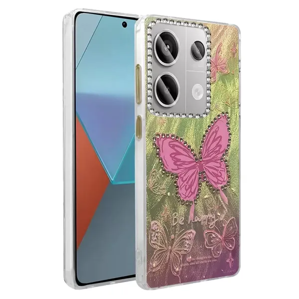 Xiaomi Redmi Note 13 Pro 4g Kılıf Blade Aynalı Desenli Kapak - Desen 5