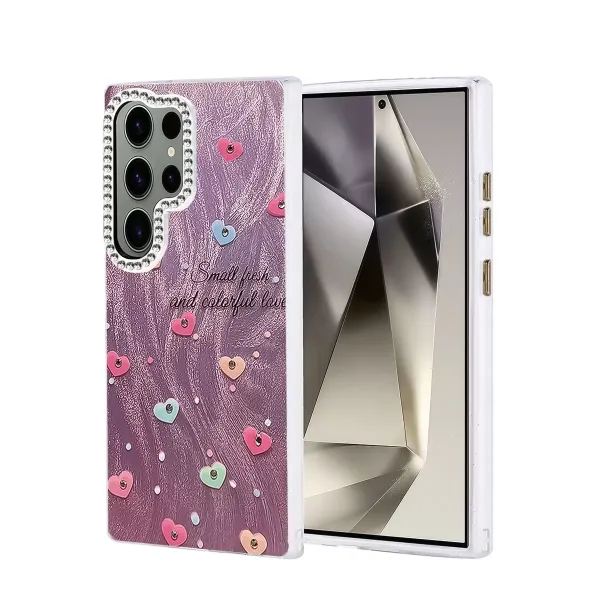 Samsung Galaxy S23 Ultra Kılıf Blade Aynalı Desenli Kapak - Desen 8