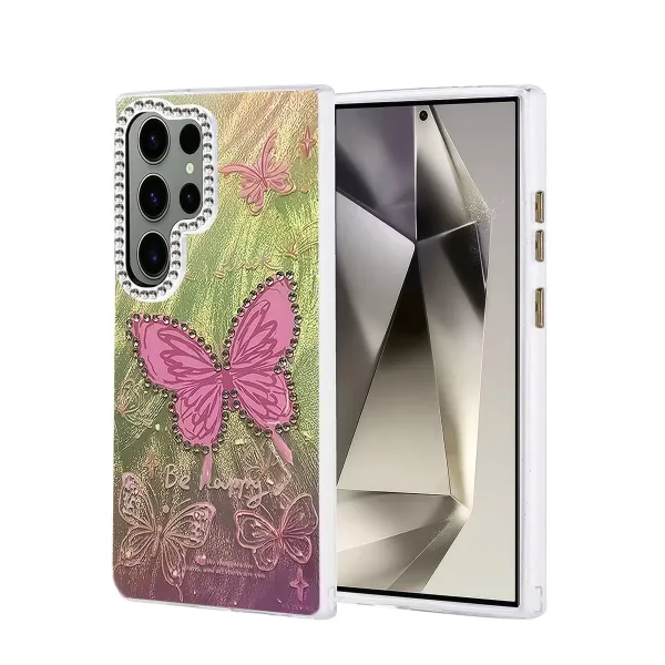 Samsung Galaxy S24 Ultra Kılıf Blade Aynalı Desenli Kapak - Desen 5