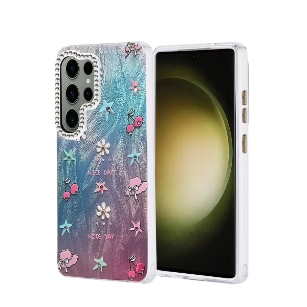 Samsung Galaxy S25 Ultra Kılıf Blade Aynalı Desenli Kapak - Desen 4