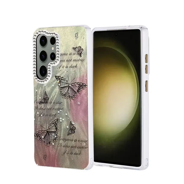 Samsung Galaxy S25 Ultra Kılıf Blade Aynalı Desenli Kapak - Desen 6