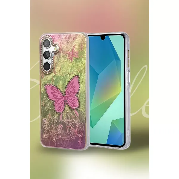 Samsung Galaxy S24 Fe Kılıf Blade Aynalı Desenli Kapak - Desen 1