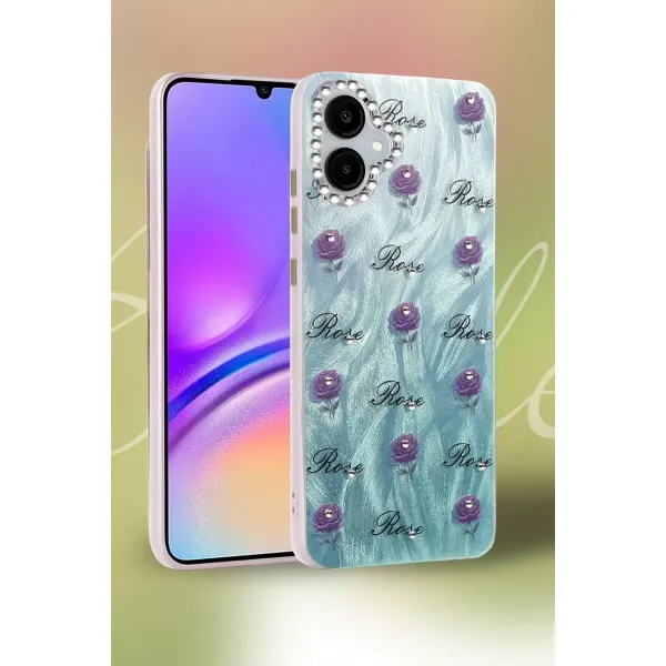 Samsung Galaxy A06 Kılıf Blade Aynalı Desenli Kapak - Desen 2