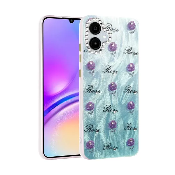 Samsung Galaxy A06 Kılıf Blade Aynalı Desenli Kapak - Desen 9