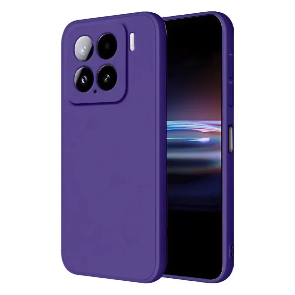 Xiaomi Mi 15 Pro Kılıf Nano İçi Kadife Silikon - Mor