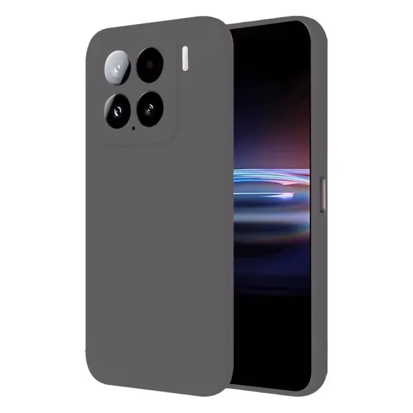Xiaomi Mi 15 Pro Kılıf Nano İçi Kadife Silikon - Gri