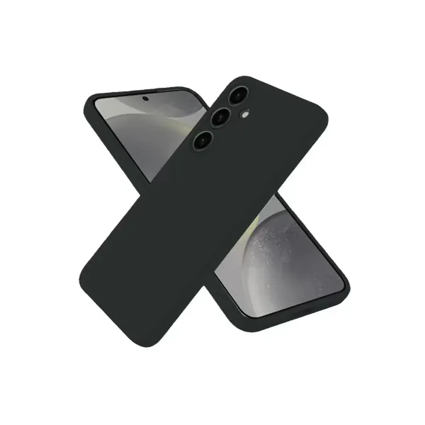 Samsung Galaxy S25 Kılıf Nano İçi Kadife Silikon - Siyah