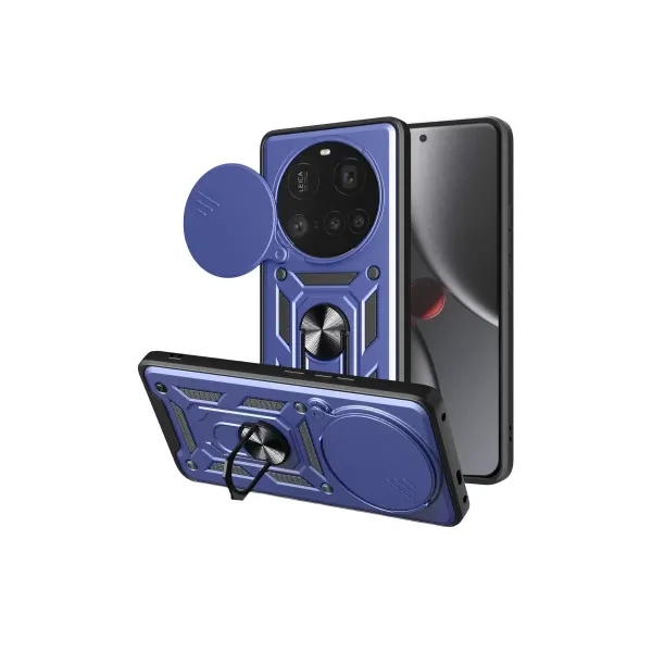Xiaomi Mi 15 Ultra Kılıf Pars Lens Yüzüklü Silikon - Lacivert