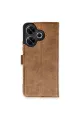 Xiaomi Redmi 13 4g Kılıf Trend S Plus Kapaklı Kılıf - Taba