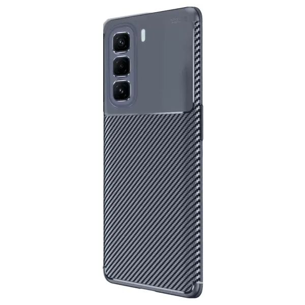 İnfinix Hot 50 Pro Plus 4g Auto Focus Karbon Kapak - Lacivert
