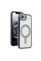 Apple İphone 16e Joke Simli Magneticsafe Kılıf - Siyah