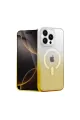Apple İphone 14 Pro Pummel Shiny Magsafe Kapak - Gold