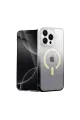 Apple İphone 14 Pro Pummel Shiny Magsafe Kapak - Siyah