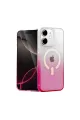 Apple İphone 11 Pummel Shiny Magsafe Kapak - Pembe