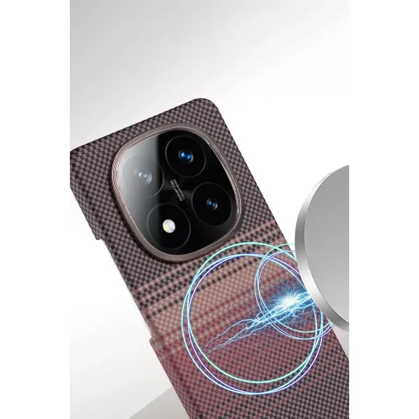 Xiaomi Redmi Note 14 Pro 5g Vega Magsafe Kapak - Kırmızı