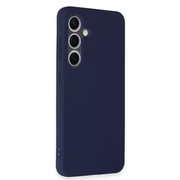 Samsung Galaxy S24 Kılıf First Silikon - Lacivert