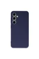 Samsung Galaxy S24 Kılıf First Silikon - Lacivert