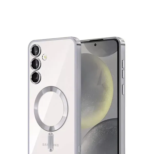 Samsung Galaxy A56 Kross Magneticsafe Kapak - Gümüş