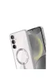 Samsung Galaxy A56 Kross Magneticsafe Kapak - Gümüş