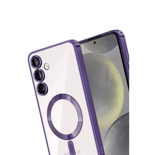 Samsung Galaxy A56 Kross Magneticsafe Kapak - Mor
