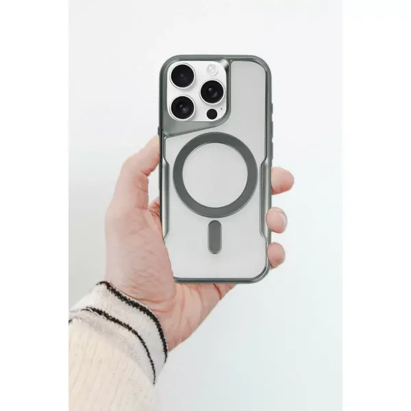 Apple İphone 14 Pro Kılıf Boyi Magsafe Silikon Kapak - Derin Mor