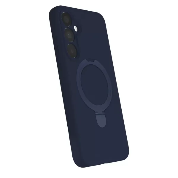 Samsung Galaxy A15 4g Regal Magsafe Standlı Kapak - Lacivert
