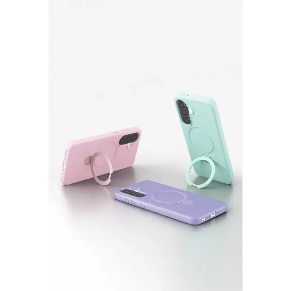 Samsung Galaxy A36 Regal Magsafe Standlı Kapak - Siyah