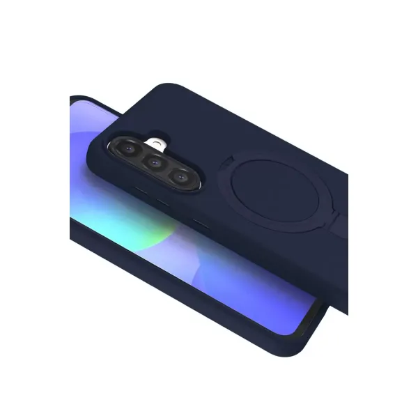 Samsung Galaxy A17 5g Regal Magsafe Standlı Kapak - Lacivert