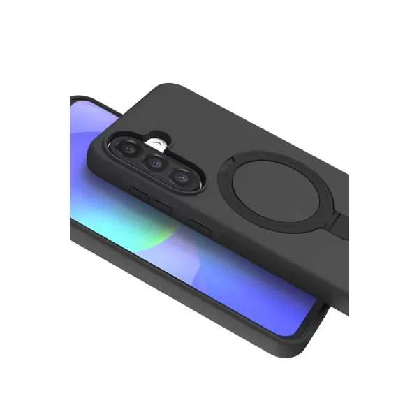 Samsung Galaxy A17 5g Regal Magsafe Standlı Kapak - Siyah