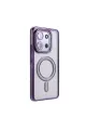 Xiaomi Redmi 15c 4g Joke Simli Magneticsafe Kılıf - Derin Mor
