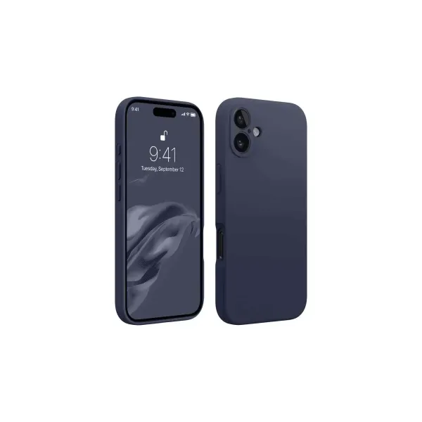 Apple İphone 16 Plus Kılıf First Silikon - Lacivert
