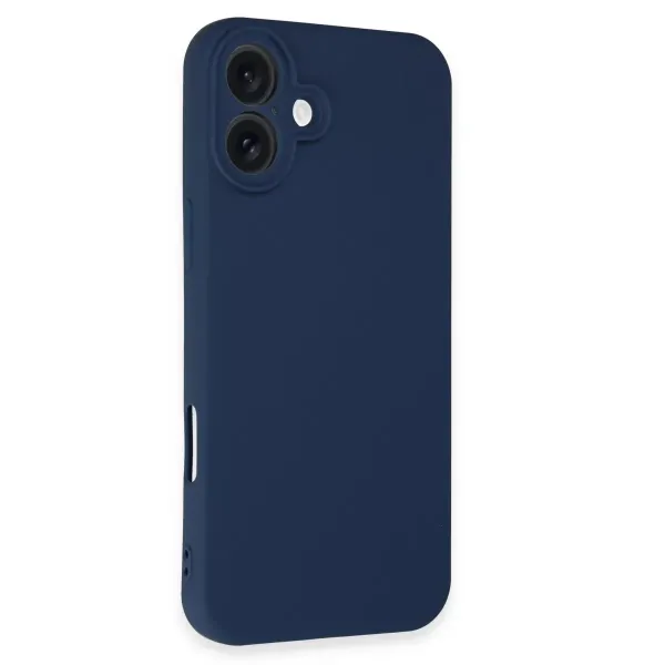 Apple İphone 16 Plus Kılıf First Silikon - Lacivert