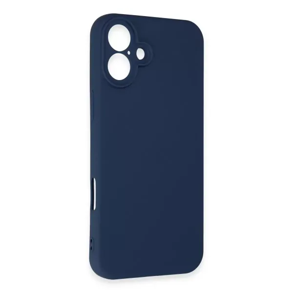 Apple İphone 16 Plus Kılıf First Silikon - Lacivert