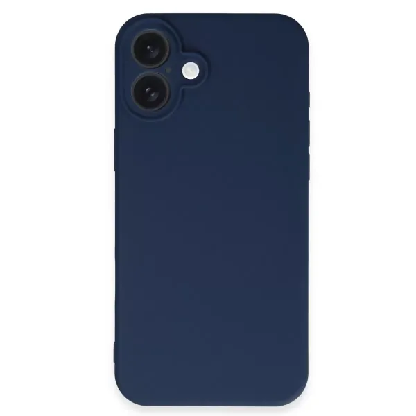 Apple İphone 16 Plus Kılıf First Silikon - Lacivert